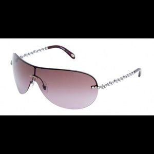 Tiffany Shield Sunglasses w Swarovski Crystals Violet Gradient-3008B/60033L.